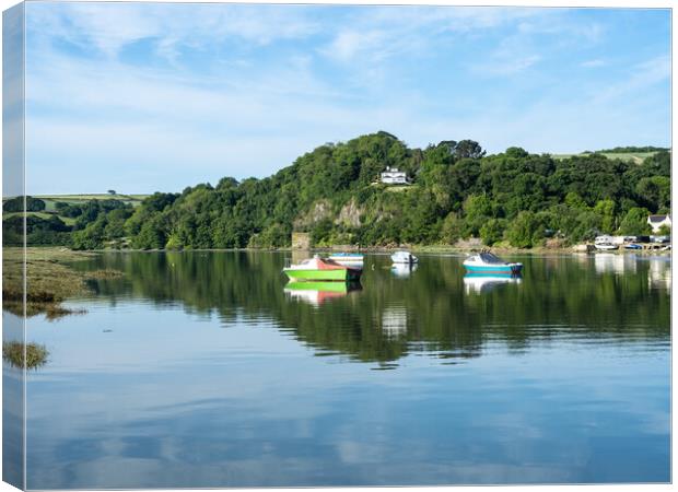 River Torridge at Bideford Canvas Print by Tony Twyman