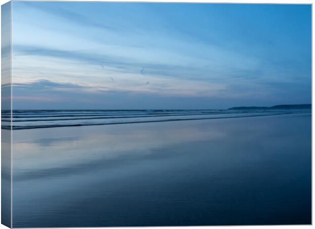 Westward Ho! tranquilty Canvas Print by Tony Twyman