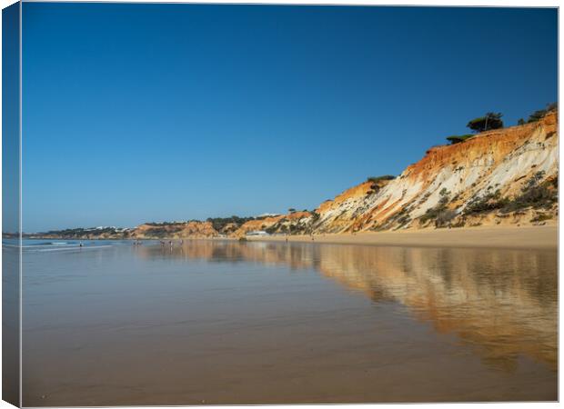 Falesia Beach in Portugal Canvas Print by Tony Twyman