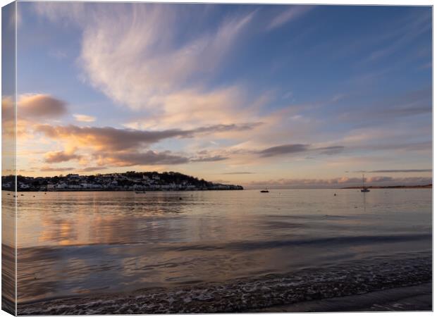 Appledore sunset clouds Canvas Print by Tony Twyman