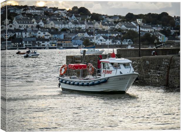 Instow to Appledore Ferry Canvas Print by Tony Twyman