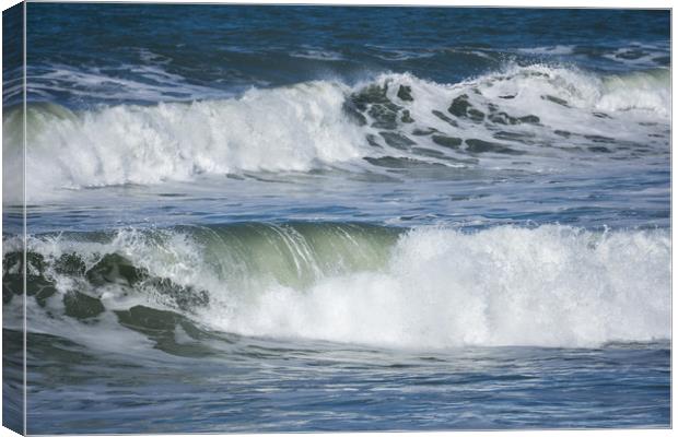 Cornish waves  Canvas Print by Tony Twyman