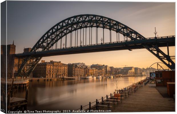 Tyne Bridge Early Morning Canvas Print by Tyne Tees Photography