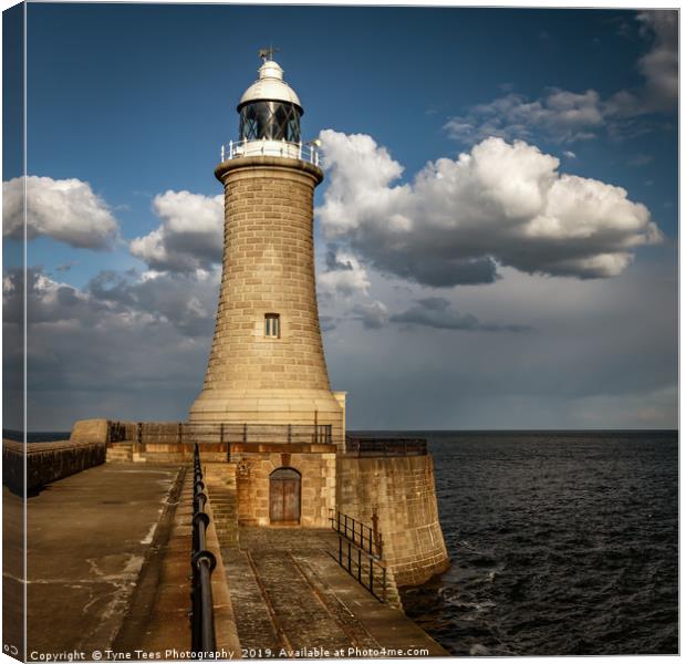 Tynemouth Lighthouse Canvas Print by Tyne Tees Photography