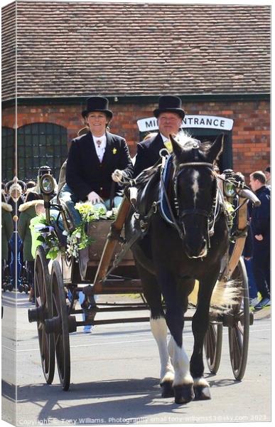 Wedding carriage  Canvas Print by Tony Williams. Photography email tony-williams53@sky.com