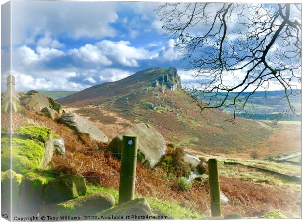 Peak View Canvas Print by Tony Williams. Photography email tony-williams53@sky.com