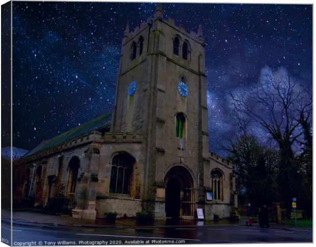 St Thomas A Becket Canvas Print by Tony Williams. Photography email tony-williams53@sky.com