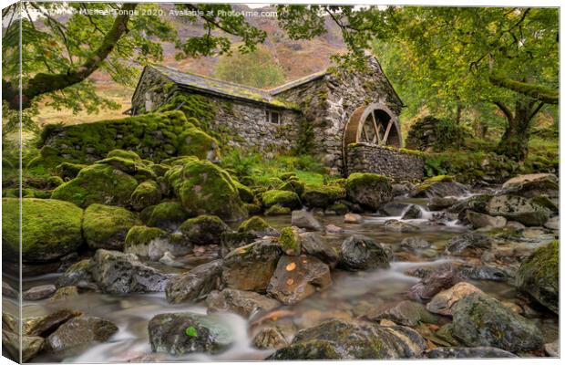 The Old Corn Mill Canvas Print by Michael Tonge