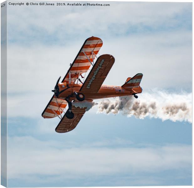 Wales National Airshow Display Canvas Print by Chris Gill Jones