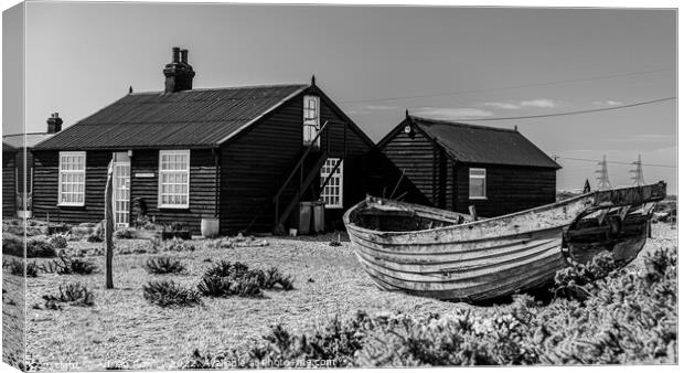Prospect Cottage Dungeness Canvas Print by Adrian Rowley