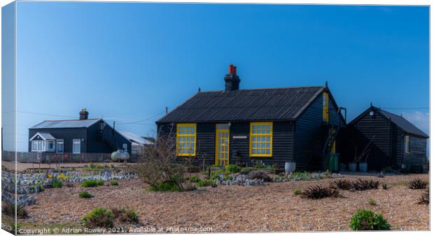 Prospect Cottage Dungeness Canvas Print by Adrian Rowley