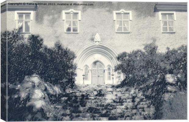 Suitia Manor Castle, Entrance Detail with Old Ston Canvas Print by Taina Sohlman