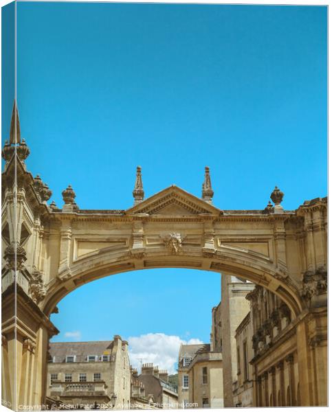 Archway with Roman style architecture Canvas Print by Mehul Patel