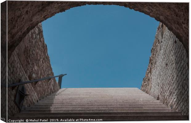 Stairway to sky  Canvas Print by Mehul Patel