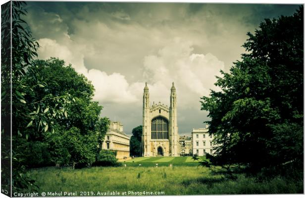 The Backs and King's College Chapel, Cambridge Canvas Print by Mehul Patel