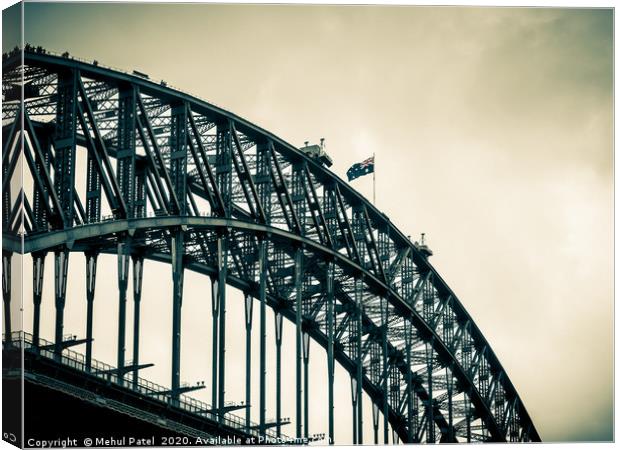 Sydney Harbour Bridge, Sydney, New South Wales, Au Canvas Print by Mehul Patel