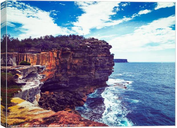 The Gap lookout, Watsons Bay, Sydney, New South Wales, Australia Canvas Print by Mehul Patel