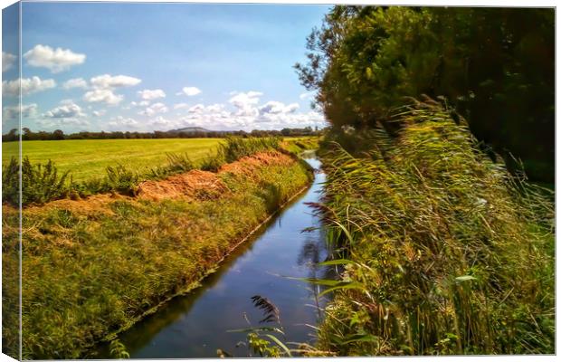 West Rhyne, Brean Canvas Print by Hayley Jewell