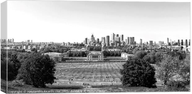 Greenwich park Canvas Print by Alessandro Ricardo Uva