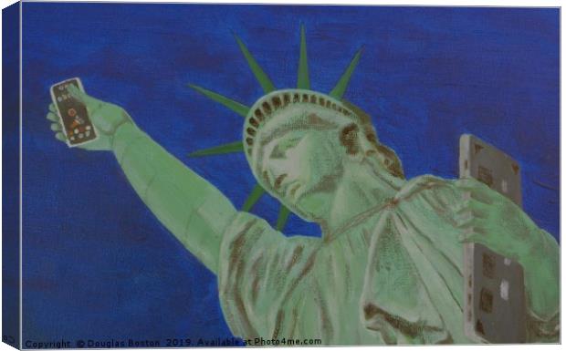 21st Century Liberty Canvas Print by Steve Boston
