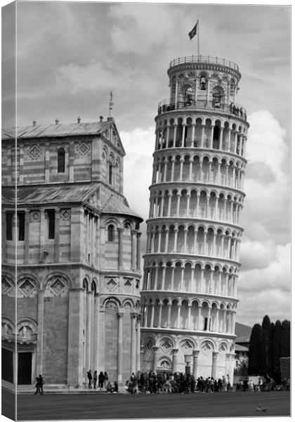 The Leaning Tower of Pisa  Canvas Print by M. J. Photography
