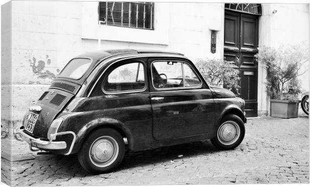 1972 FIAT 500 LUSSO Canvas Print by M. J. Photography