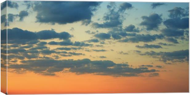 summer sky background Canvas Print by M. J. Photography