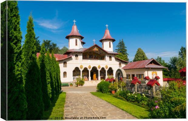 Crasna Monastery from Prahova, Romania Canvas Print by Florin Brezeanu