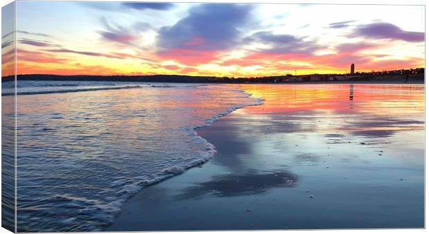 Swansea colours Canvas Print by Duane evans