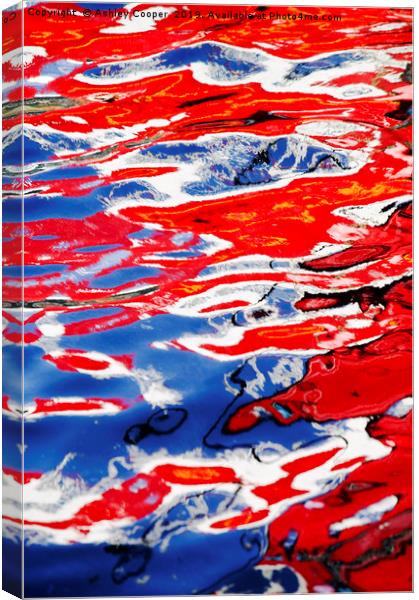 Reflected colour. Canvas Print by Ashley Cooper