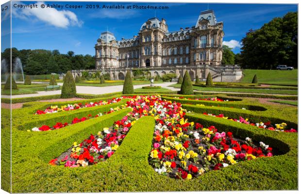 Bowes Museum. Canvas Print by Ashley Cooper