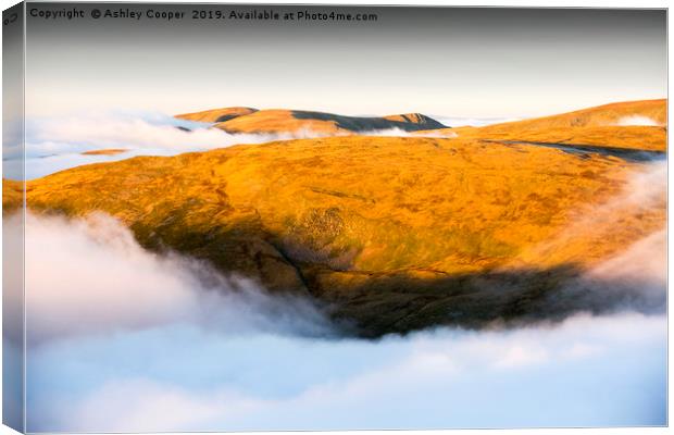 The mists of time. Canvas Print by Ashley Cooper