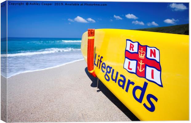 Lifeguard. Canvas Print by Ashley Cooper
