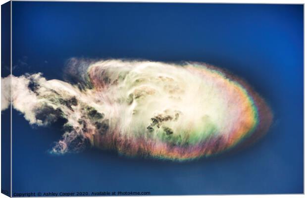 Ice cloud Canvas Print by Ashley Cooper