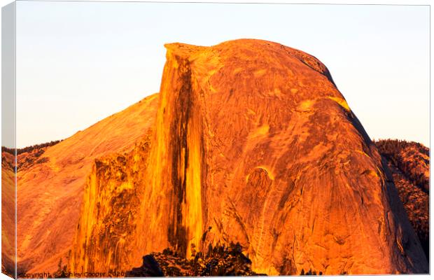 Half Dome sunset. Canvas Print by Ashley Cooper