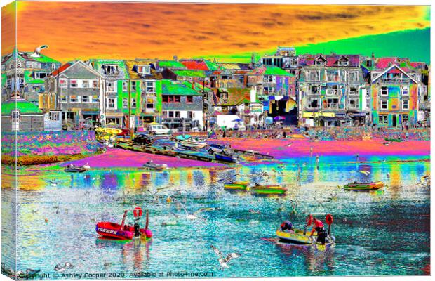 St Ives Canvas Print by Ashley Cooper