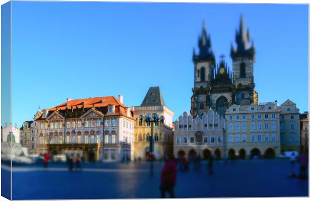 Old town square in Prague Canvas Print by Jelena Maksimova