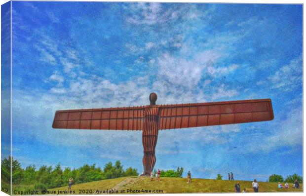 Angel of the North                  Canvas Print by sue jenkins