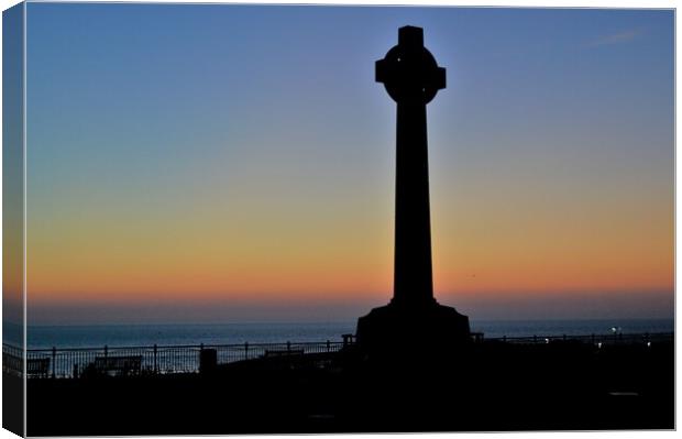 Sunrise at Seaham Canvas Print by sue jenkins