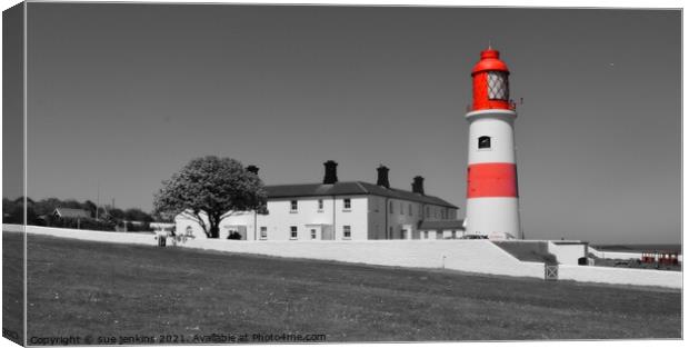 lighthouse Canvas Print by sue jenkins