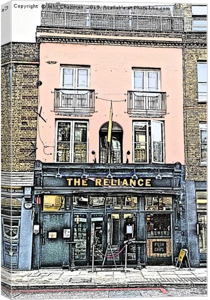 The Reliance Public House, Old Street, London Canvas Print by John Chapman