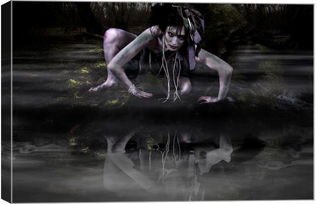 Swamp Girl Canvas Print by Andy Bennette