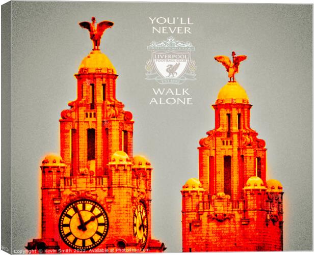 Red Liver Buildings Canvas Print by Kevin Smith