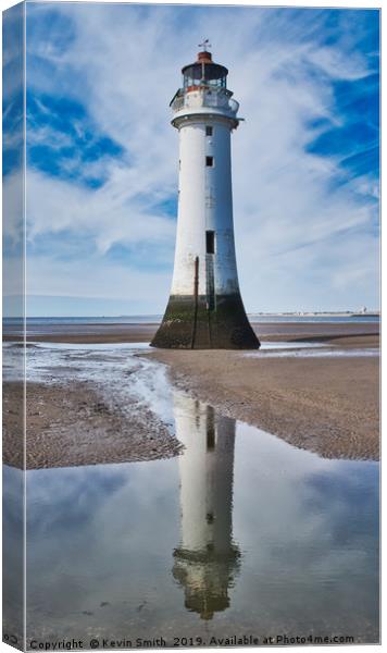 New Brighton Lighthouse Wirral Canvas Print by Kevin Smith