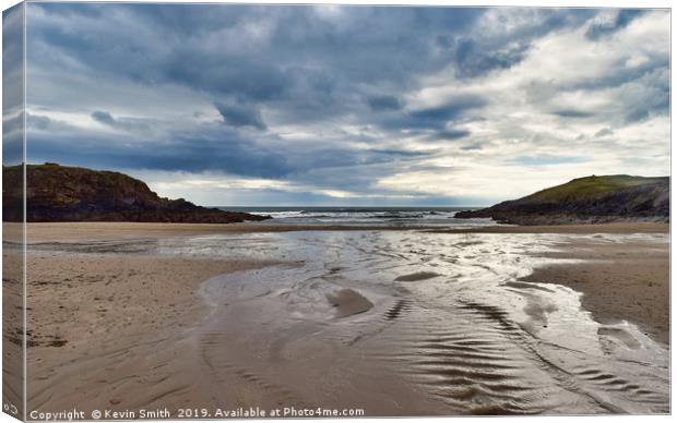 Porth Trecastell Beach Anglesey Canvas Print by Kevin Smith