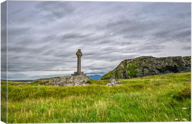 Celtic Cross Canvas Print by Kevin Smith