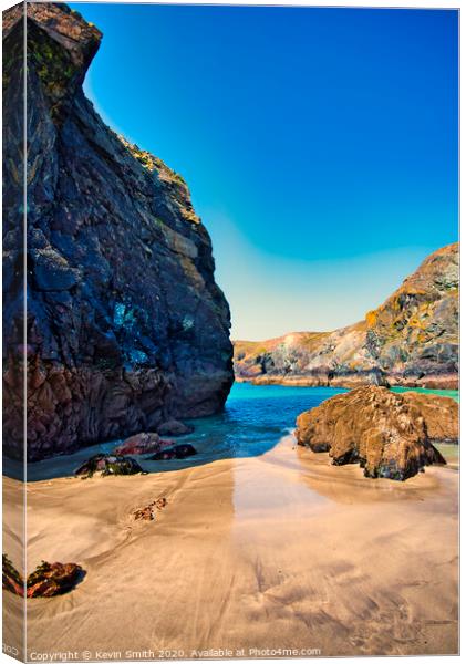 Kynance Cove Cornwall Canvas Print by Kevin Smith
