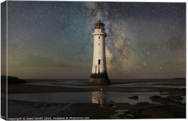 New Brighton lighthouse Canvas Print by Kevin Smith