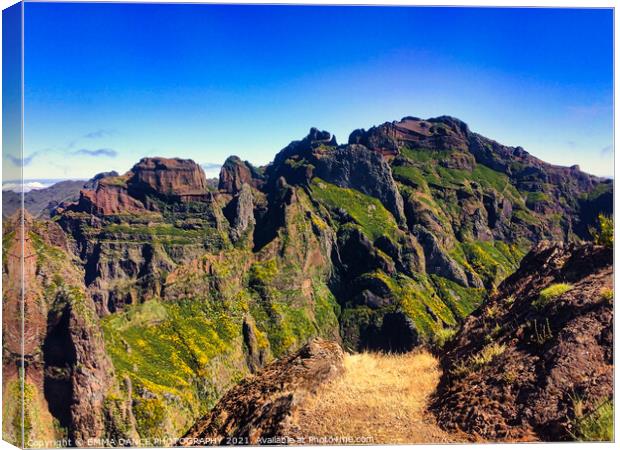 Pico Ruivo and Pico do Arieiro Trail, Madeira Canvas Print by EMMA DANCE PHOTOGRAPHY