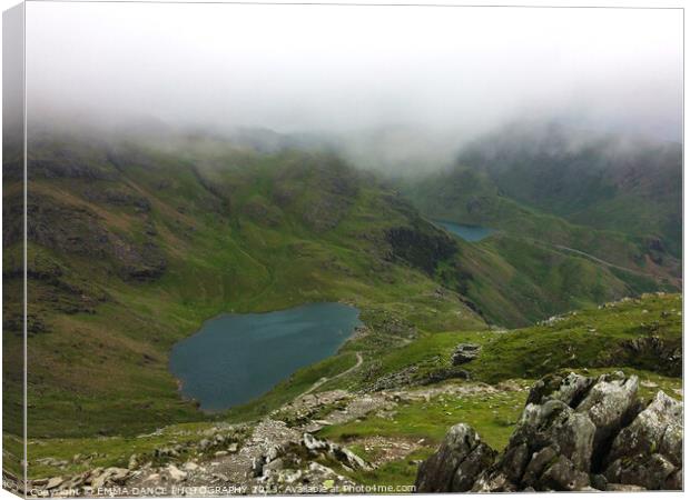 Ascent of the Old Man of Coniston Canvas Print by EMMA DANCE PHOTOGRAPHY